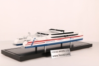 custom made model of 74米双体客轮
